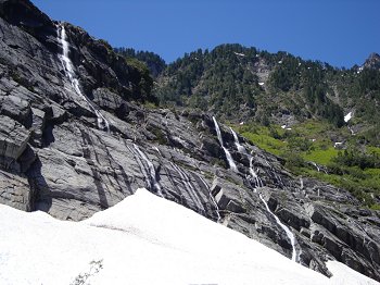 Big Four Mountain from the snow caves