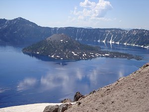 Crater Lake 1st view